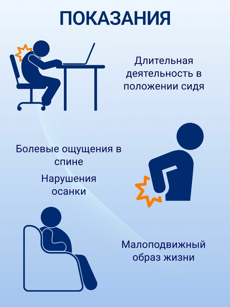 Изображение Массажная подушка KINERAPY RS400, для спины, пресса и ног, серая, 38 см