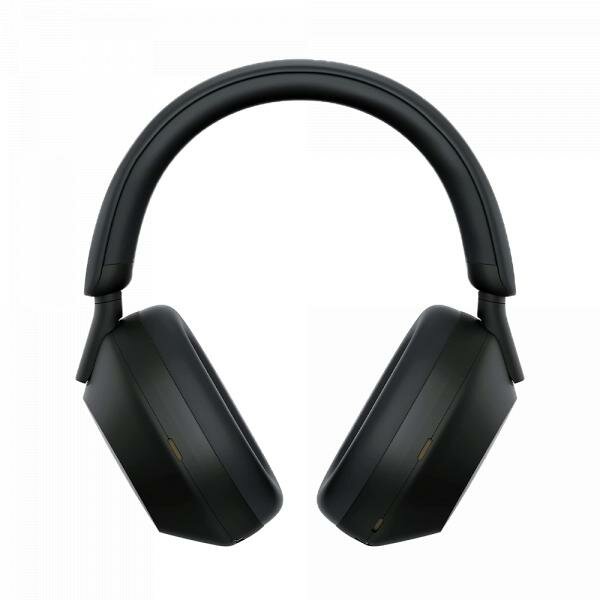 Беспроводные наушники Sony WH-1000XM5 Overhead, с шумоподавлением, чёрный — фото 1