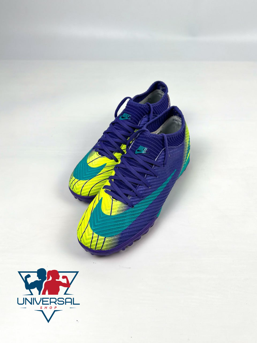Бутсы NIKE, размер 44, фиолетовый
