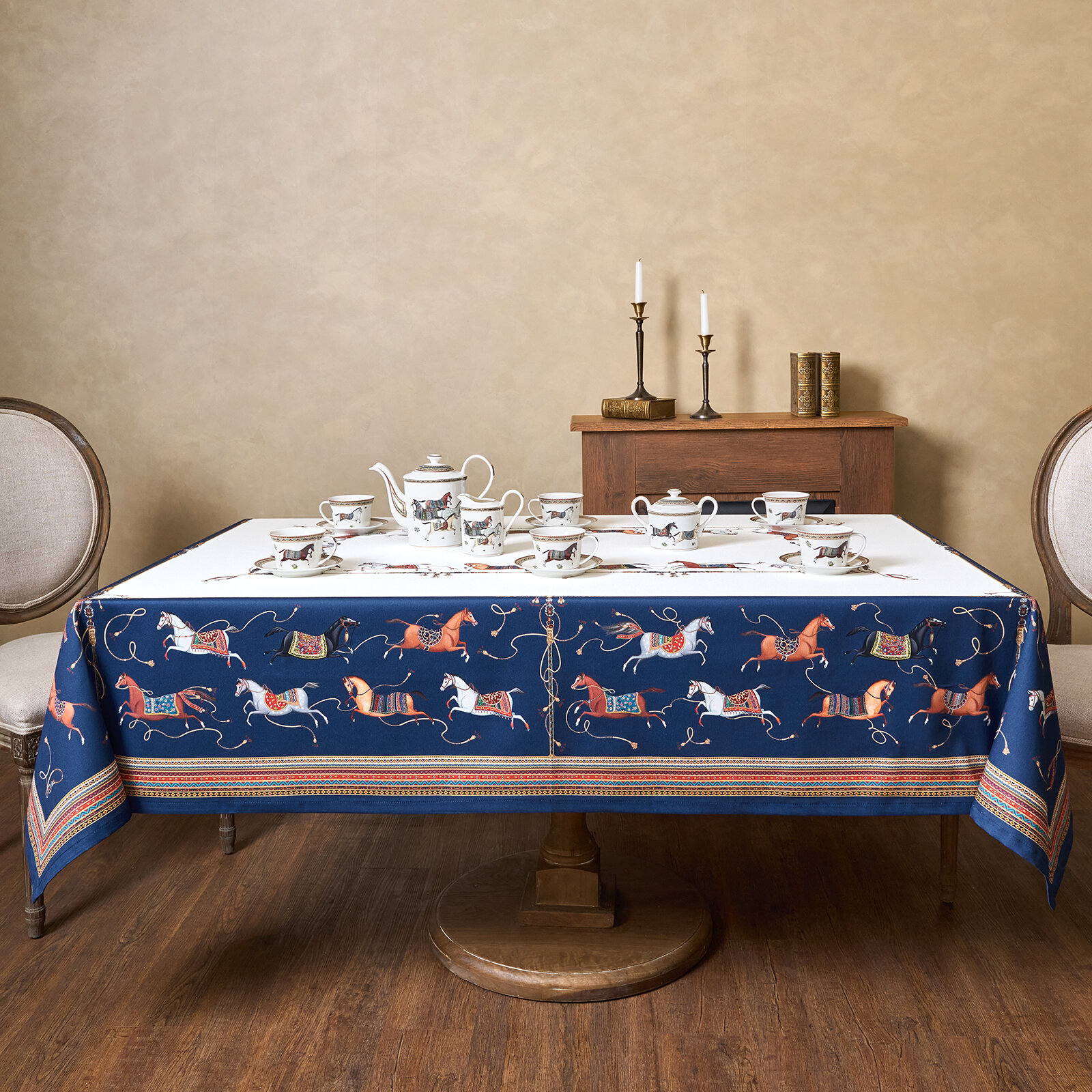 Скатерть passage 160х220см белый 100% хлопок с пропиткой твил KSG-850-759-21