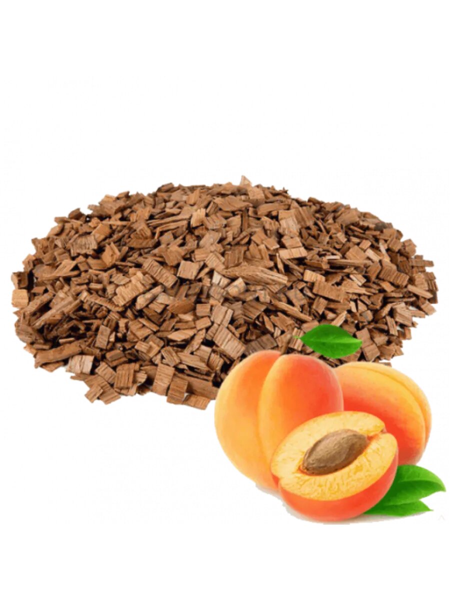 Щепа для копчения Абрикос фр. 3-7мм 500 г.