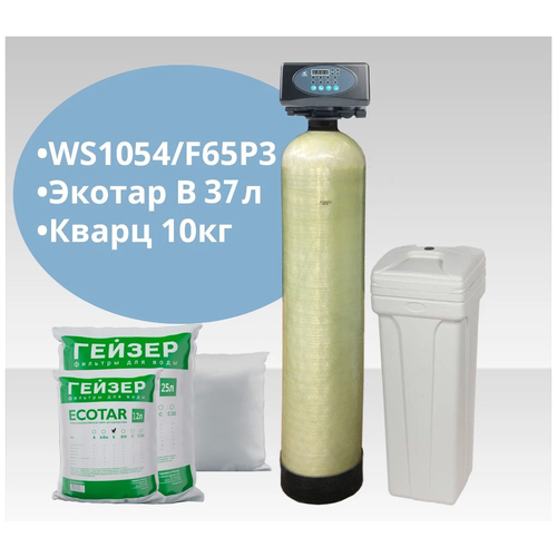 Установка WS1054/F65P3-A (Экотар В) обезжелезивание и умягчение воды блок управления runxin 63602p tm f65p3 a гейзер 36244