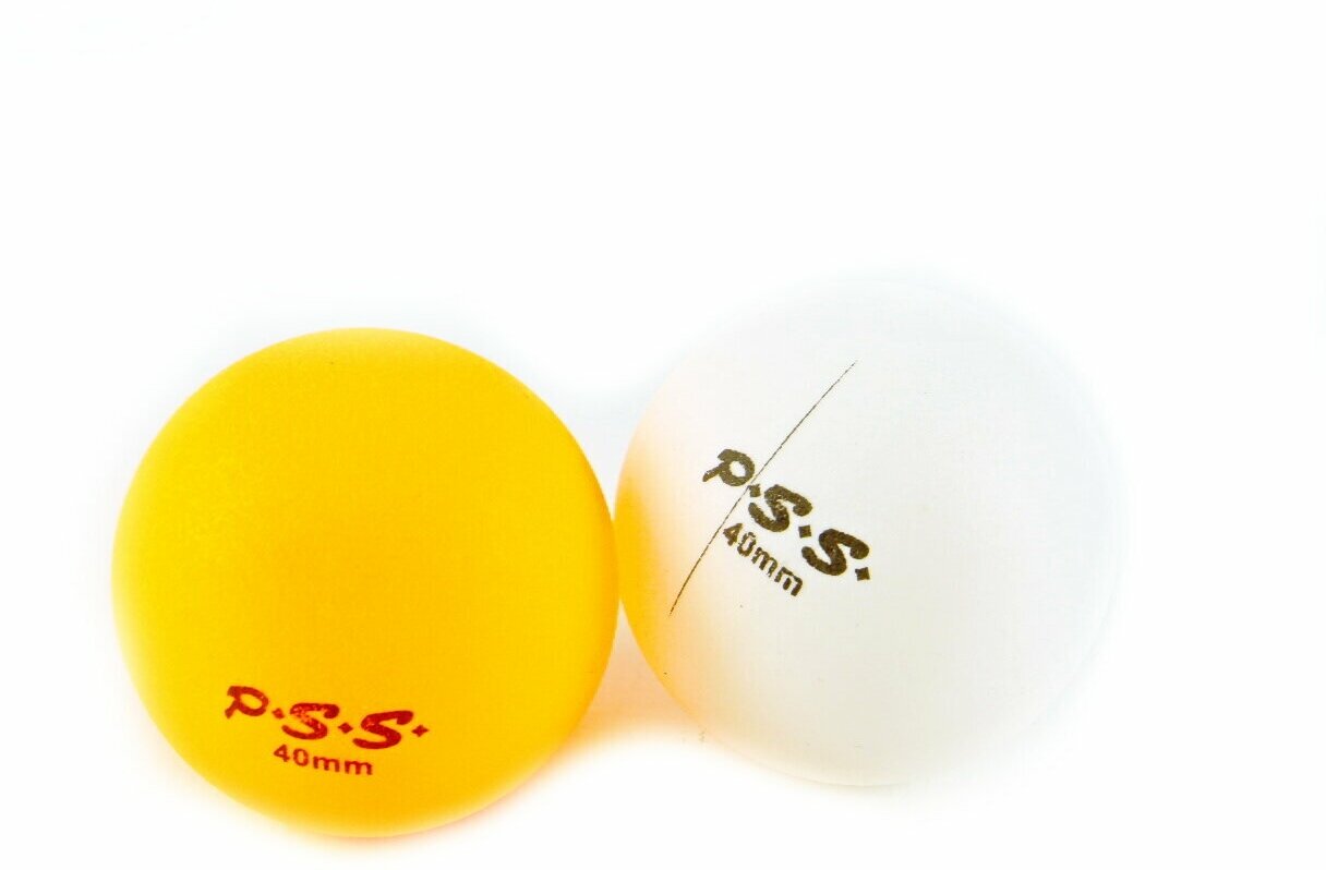 Мячики для пинг-понга 40 мм в наборе из 6 штук