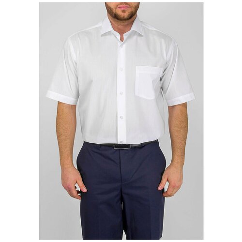 Рубашка GREG, размер 174-184/45, белый поло greg прямой силуэт размер 58 фиолетовый