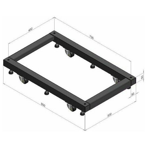Основание для стоек Hyperline ORV-BSM-600 2316₽