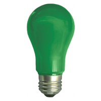 Лампа светодиодная ECOLA classic color 8,0W A55 220V E27 Green Зеленая 360° (композит) 108x55