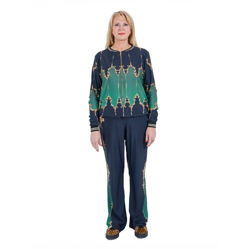 фото Костюм basko, размер 50-52, золотой, зеленый