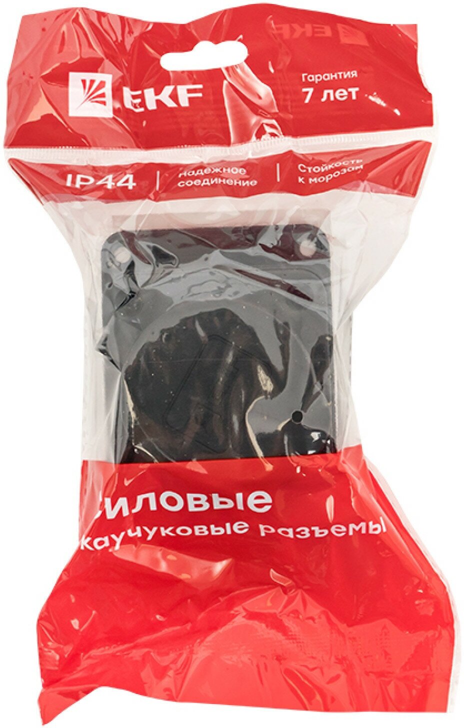 RPS-014-16-230-44 Розетка настенная с защитной крышкой каучуковая 230В 2P+PE 16A IP44 PROxima Упаковка (12 шт.) EKF - фото №6