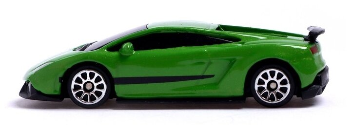 Машина металлическая LAMBORGHINI GALLARDO LP 570-4 SUPERLEGGERA, 1:64, цвет зелёный (арт. 3098593)