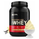 Optimum Nutrition 100% Whey Gold Standard 908 г (Французская ваниль) - изображение