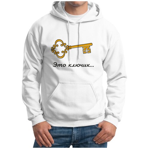 фото Худи coolpodarok, размер 50, белый