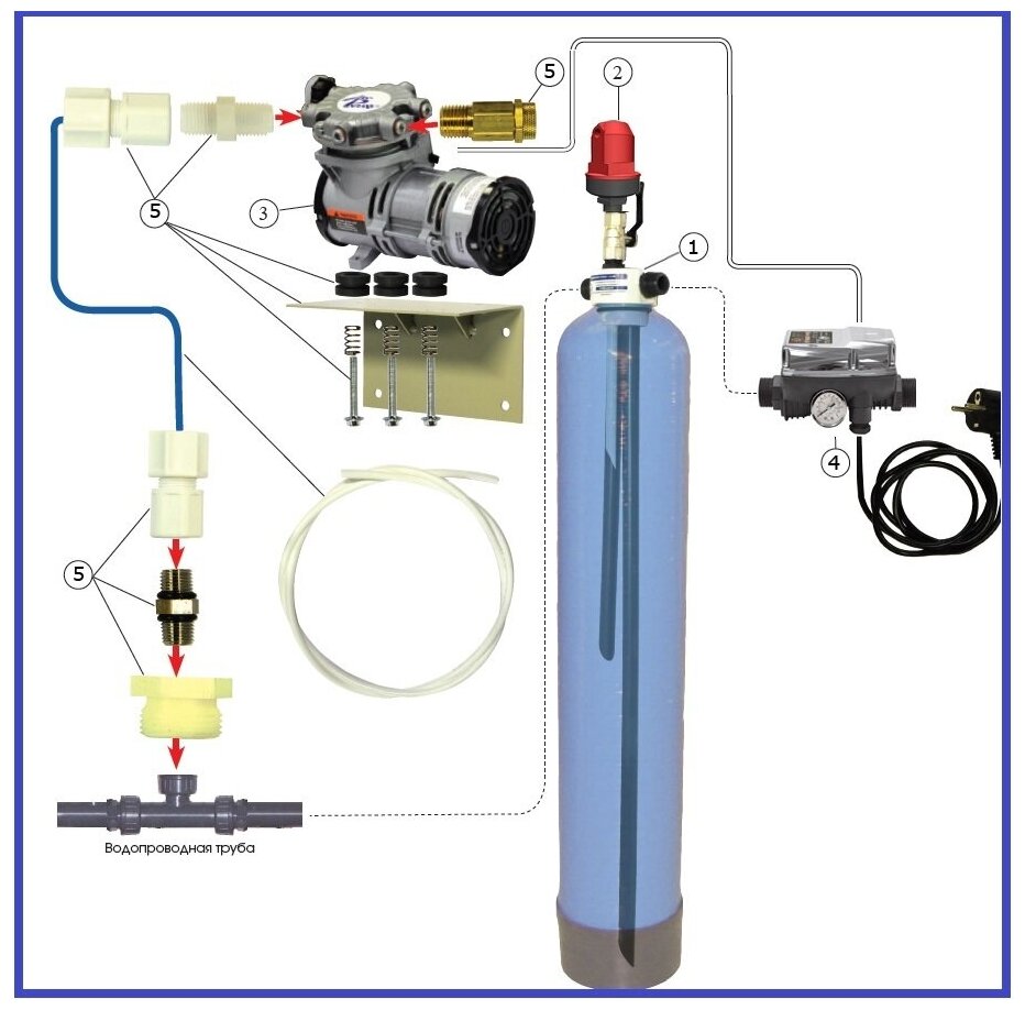 Вакуумный насос для аэрации AIR PUMP VP2-EC (AIR PUMP AP-2)/ Оригинал - фотография № 6