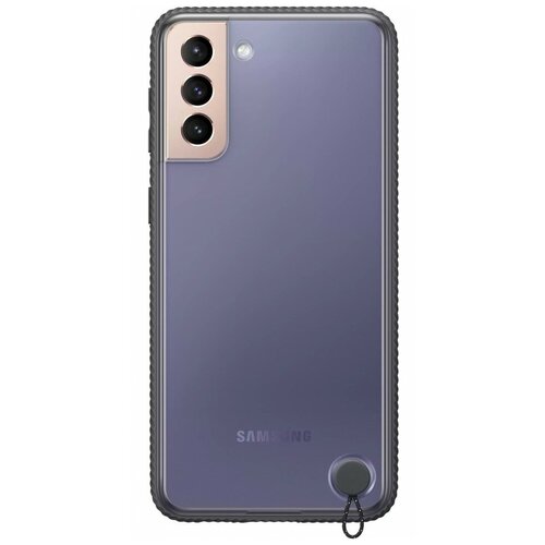 чехол otterbox для galaxy s21 plus react clear 77 81224 Чехол Samsung Clear Protective Cover для Galaxy S21+ (EF-GG996CBEGRU) черный