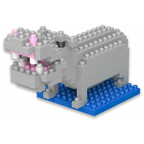 Конструктор Wisehawk Гиппопотам 131 деталь NO. C17 Hippopatamus Gift Series