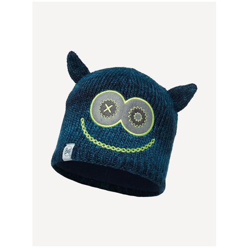 фото Шапка вязаная с флисом детская buff hat knitted polar monster jolly black