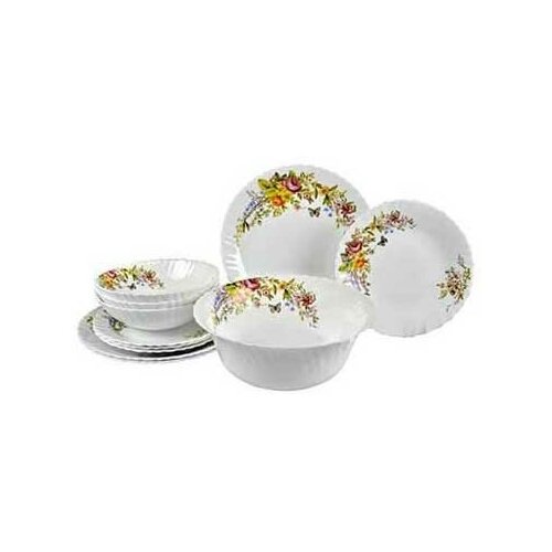 Сервиз столовый OPAL H06258 19 предметов, подарочная упаковка, белый