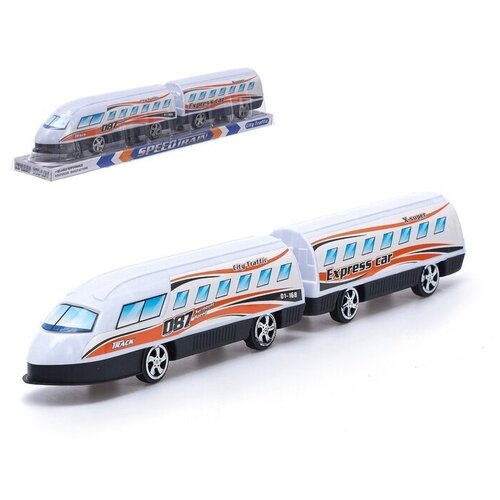 Поезд инерционный КНР Сокол, металл, пластик ZY1026882 поезд инерционный сокол