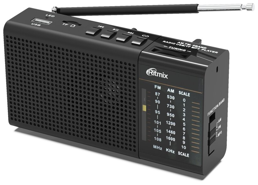 Радиоприемник Ritmix RPR-155, черный