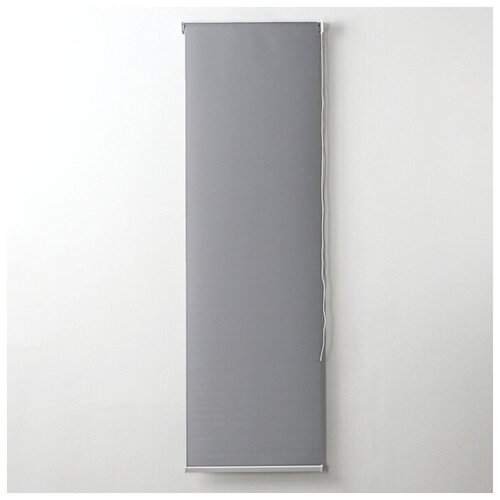 Штора рулонная «Механика. Блэкаут», 60*180 см (с учётом креплений 3,5 см), цвет серый