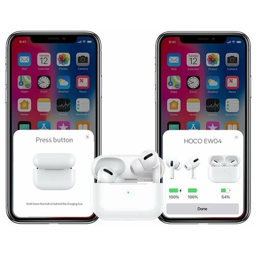 Беспроводные bluetooth-наушники Hoco EW04 Plus наушники для Android TWS-наушники с блютус - новое поколение 169900₽