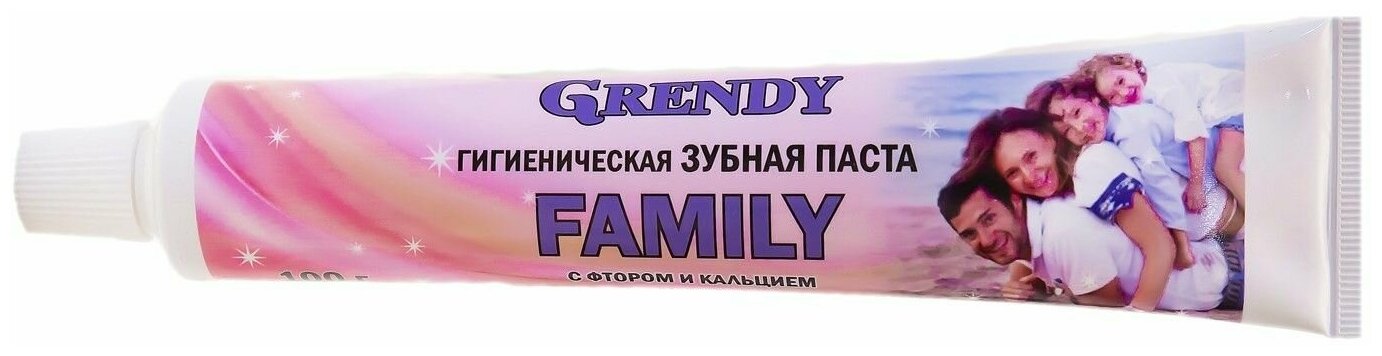 Grendy Зубная паста "Family", фтор+кальций, 100гр