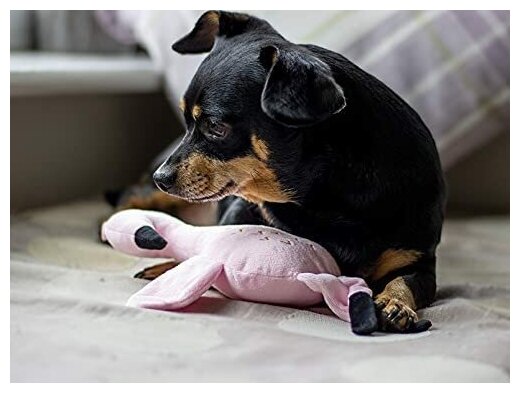 Rosewood Эко-игрушка для собак мягкая ROSEWOOD "Фламинго" 32*5*23см - фотография № 4