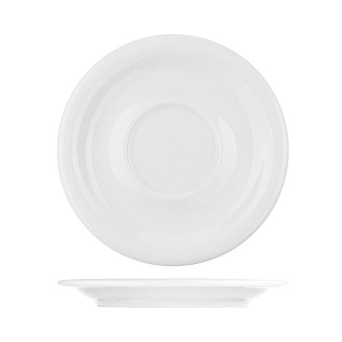 Блюдце Ancap 145х145х16мм, белый, 6 штук