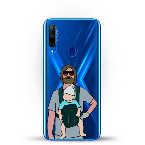 фото Силиконовый чехол алан на honor 9x premium andy & paul