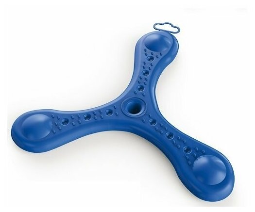 Игрушка-фризби Lilli Pet Fly away для собак, синяя, 28x28x3 см