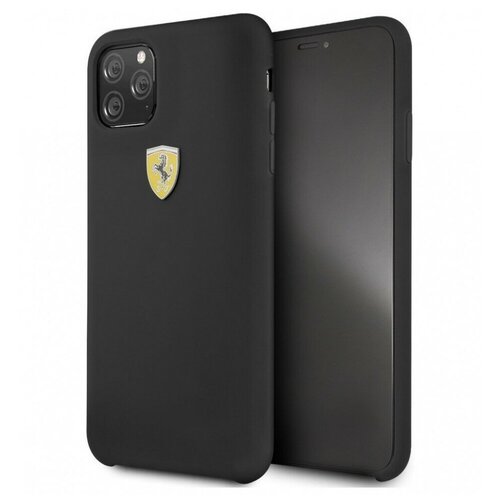 Чехол Ferrari для iPhone 11 Pro Max On-Track Silicone case Hard Black