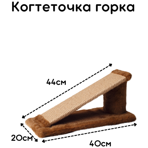 когтеточка доска 10 5x49 см Когтеточка джутовая с пропиткой для кошки L / Когтеточка для кошек и котов настенная, напольная