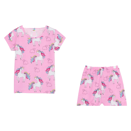 Baby Style Пижама для девочки, цвет розовый, рост 110