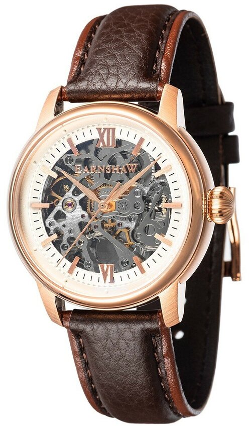 Наручные часы EARNSHAW Cornwall Skeleton Automatic ES-8110-04, белый