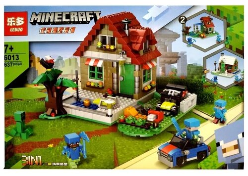 Конструктор пластиковый Minecraft LB6013 637 деталей