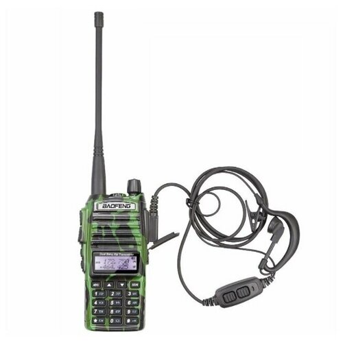 Рация Baofeng UV-82 камуфляж 8 Ватт зеленая камуфляж 2690₽