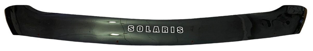 Дефлектор капота HYUNDAI Solaris с 2017 г. в.(короткий)