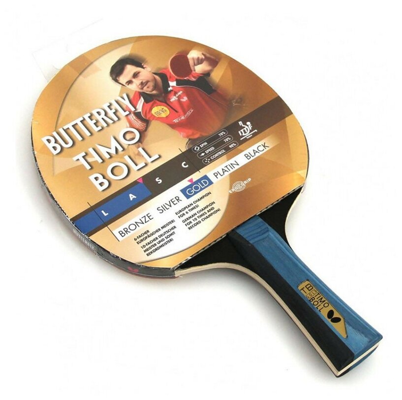 Ракетка для настольного тенниса Butterfly Timo Boll, gold