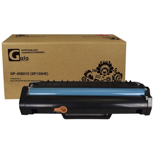 Картридж GalaPrint 408010 (SP150HE) для Ricoh SP150/SP150w/SP150SU/SP150SUw лазерный, совместимый картридж galaprint 408010 sp150he для ricoh sp150 sp150w sp150su sp150suw лазерный совместимый