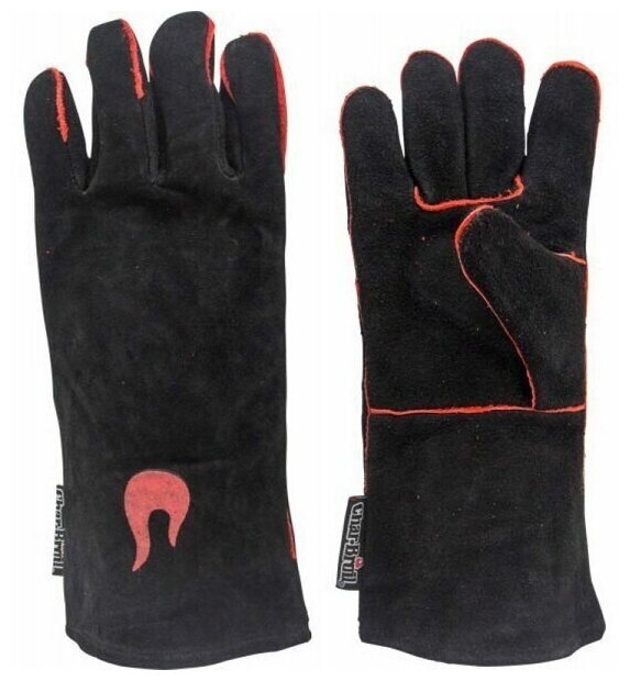 Комплект перчаток Char-Broil High Heat Leather Gloves New 9987454 one size - фотография № 4