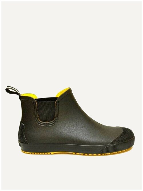 Ботинки челси Nordman 5-153-D06 Beat чер-желт, летние, полнота 6, водонепроницаемые, высокие, размер 40, черный, желтый