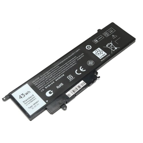 Аккумуляторная батарея для ноутбука Dell (04K8YH, GK5KY) Dell Inspiron 13-7000, 11-3000, 11-3147, 11-3148, 13-7347, 13-7348, 11.1V 43Wh