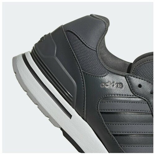 Кроссовки adidas Run 80s, полнота 9, размер 8-, черный, белый кроссовки adidas полнота 10 размер 8 белый черный