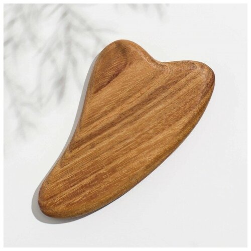 Пластина -скребок для массажа Гуаша дельфин 10х5см карагач 71300₽