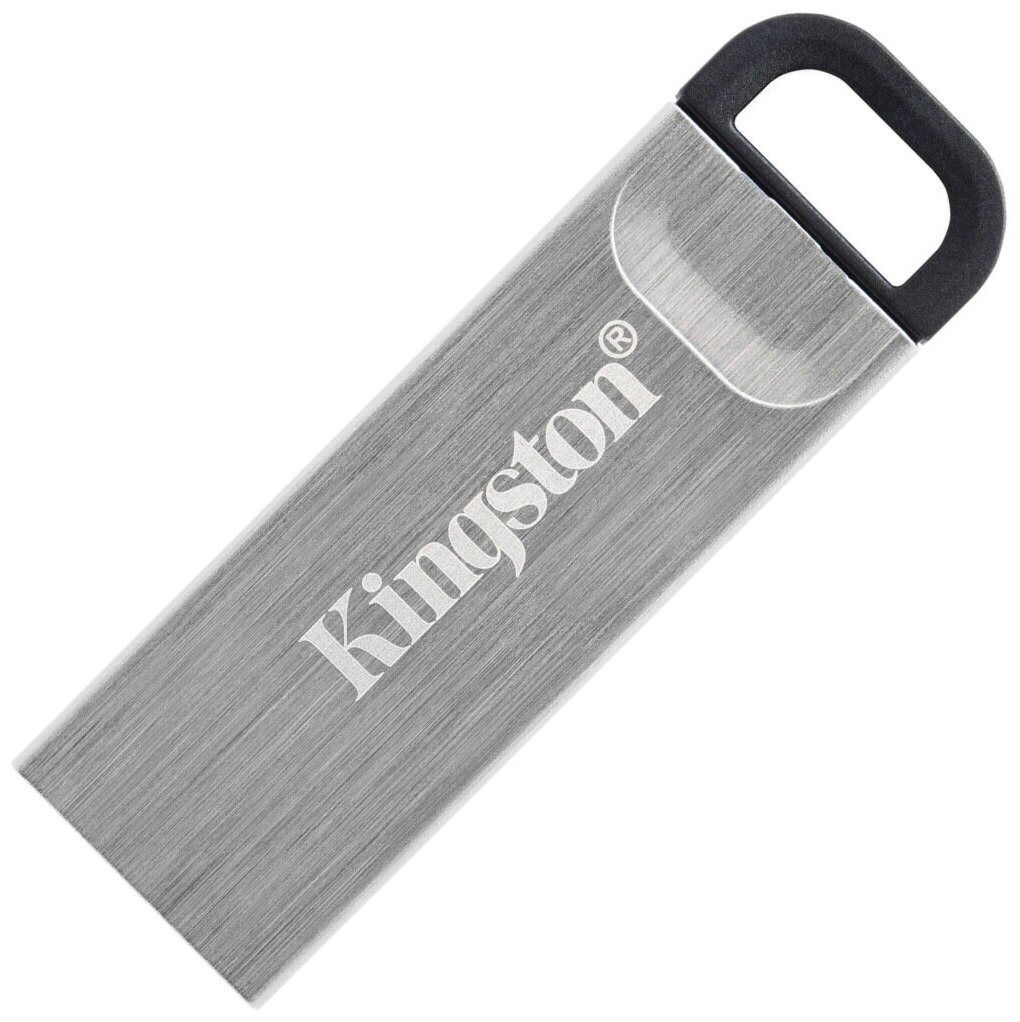 Флешка Kingston DataTraveler Kyson 256ГБ USB3.1 серебристый/черный (DTKN/256GB)