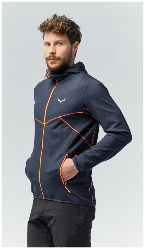 Флис для активного отдыха Salewa Light Micro Pl M Fz Hdy Navy Blazer/4570 (EUR:S)