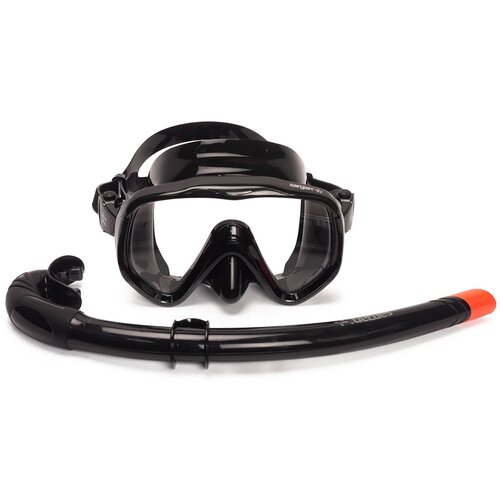 Набор для подводного плавания SARGAN окулятор (Маска Окулятор/ Трубка Сенеж) маска для плавания рыцарь черный силикон черная рамка