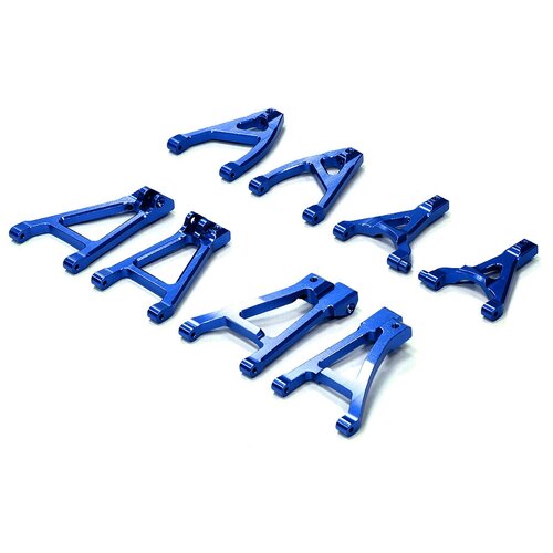 Комплект алюм. рычагов (синий) для Traxxas 1/16 Slash Integy T3542BLUE