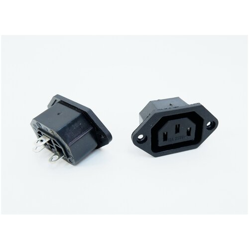 Разъем питания для UPS Female Power Inlet 174-R KLS1-AS-302-1 (розетка питания AC) 1шт. plug connector 10a 250v ac rocker switch universal industry electrical power socket panel mount female male inlet plug