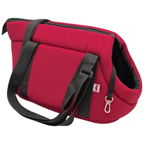 Сумка переноска Zooexpress поплин № 2 бордо 38 х 22 х 22 см (1 шт)