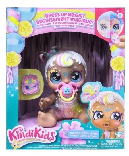 Кукла сестричка Kindi Kids - Mini mello unicorn, 16 см